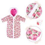 Cozy Pink Hooded Jumpsuit for 18" Dolls