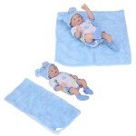 10" Washable Reborn Baby Doll Set (Blue Boy)