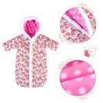 Cozy Pink Hooded Jumpsuit for 18" Dolls