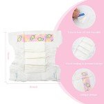 CHAREX 10-Pack Diapers for Reborn Dolls