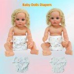 Reborn Baby Doll Diapers – 4-Piece Set