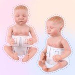 Aori Reborn Doll Diapers - 4 Pack, Washable