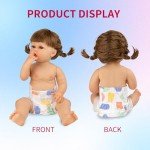 6 Pack Diapers for 17-22 Inch Reborn Dolls