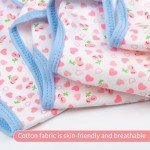 Pink Heart Print Reborn Doll Diaper Set – 4 Pieces