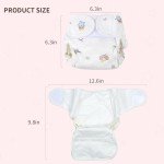 Cloth Diapers for 17-22 Inch Reborn Dolls - 2 Pack