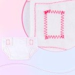 Aori Reborn Doll Diapers - 4 Pack, Washable