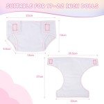 Aori Reborn Doll Diapers - 4 Pack, Washable