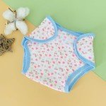 Pink Heart Print Reborn Doll Diaper Set – 4 Pieces