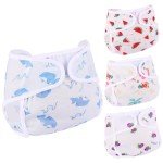 Reborn Doll Diapers – 4 Pack, Fun Patterns