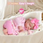 Aori 20-Inch Realistic Lifelike Reborn Baby Doll
