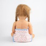 Pink Heart Print Reborn Doll Diaper Set – 4 Pieces