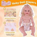 15 Pcs Reborn Baby Doll Diapers Set