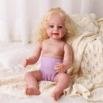 6 Pack Reborn Doll Diapers - 6 Colors