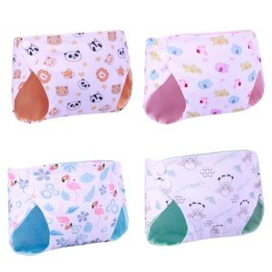 4 Pcs Reusable Diapers for Reborn Baby Dolls