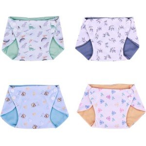 4 Pack Doll Diapers for 17-22 Inch Dolls