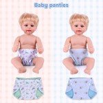 4 Pack Doll Diapers for 17-22 Inch Dolls