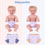 4 Pack Doll Diapers for 17-22 Inch Dolls