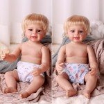 4 Pcs Reusable Diapers for Reborn Baby Dolls