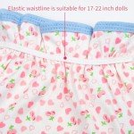 Pink Heart Design Diapers and Clothes for Reborn Dolls