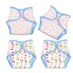 4-Pack Reborn Doll Diapers and Accessories