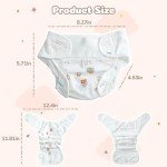 4 Pack Reusable Doll Diapers for 17-24 Inch Dolls