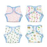 Adjustable Reborn Baby Doll Diapers Set of 4