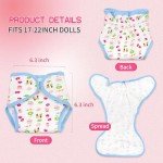 4-Pack Reborn Doll Diapers and Accessories