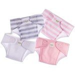 Reborn Doll 4 Pack Washable Adjustable Diapers