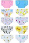 10 Pack Baby Doll Diapers for 14-16 Inch Dolls
