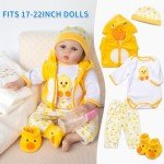 12-Piece Reborn Doll Clothes & Accessories Set