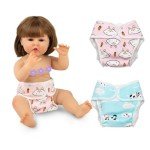 Reusable Diapers for 17-22 Inch Reborn Dolls