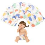 6-Pack Reusable Diapers for 17-22" Reborn Dolls