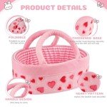 8-Piece Reborn Doll Clothes Set with Bassinet