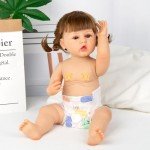 6-Pack Reusable Diapers for 17-22" Reborn Dolls