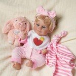 8-Piece Reborn Doll Clothes Set with Bassinet