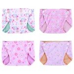 Reusable Doll Diapers - Animal & Floral Patterns