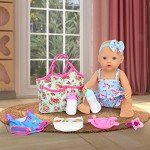 8-Piece Unicorn Baby Doll Clothes & Accessories Set