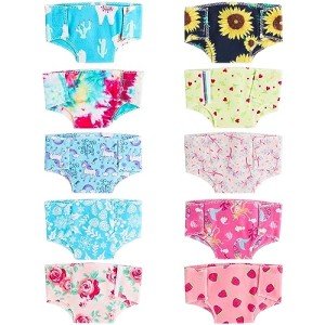 SOTOGO 10 Pack Doll Diapers for 14-18 Inch Dolls