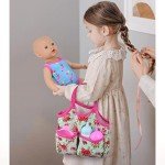 8-Piece Unicorn Baby Doll Clothes & Accessories Set