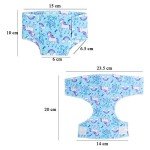 SOTOGO 10 Pack Doll Diapers for 14-18 Inch Dolls