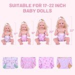 Reusable Doll Diapers - Animal & Floral Patterns