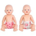 SOTOGO 10 Pack Doll Diapers for 14-18 Inch Dolls