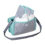 Teal Zig Zag Diaper Bag for Reborn Dolls