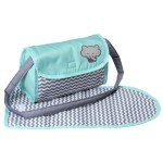 Teal Zig Zag Diaper Bag for Reborn Dolls