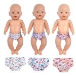 Colorful Baby Doll Diapers for 14-18 Inch Dolls