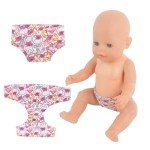 Colorful Baby Doll Diapers for 14-18 Inch Dolls