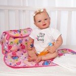 5-Piece Doll Diaper Bag Set with Magic Bottles