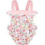 Pink Rose Baby Carrier for Reborn Dolls