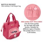 HappyVk Baby Doll Diaper Bag with Cat Design