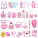 40PCS Baby Doll Accessories Set for Pretend Play